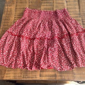 ULTRA HIGH-RISE TIERED MINI SKIRT! HOLLISTER SIZE SMALL